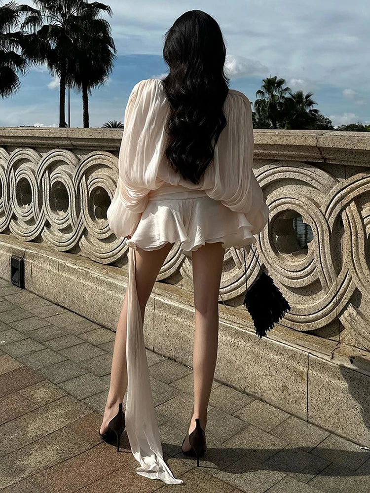 TWOTWINSTYLE Elegant Ruched Mini Dress – A stylish choice with great reviews.