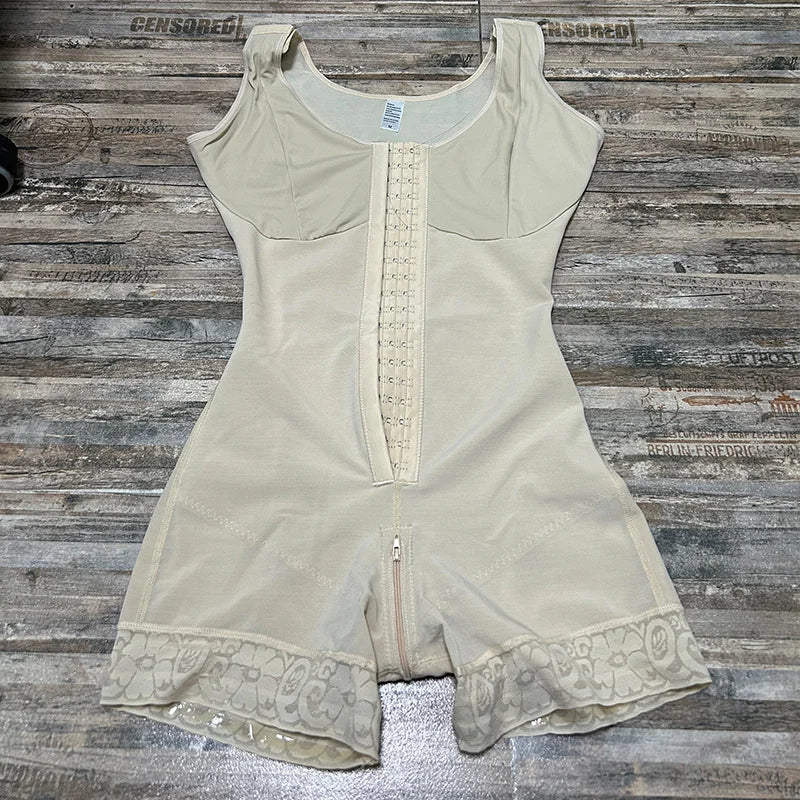 High Compression Fajas Colombianas Body Shapewear Women Corrective Girdle Tummy Control Post Liposuction BBL Slimming Waist Belt