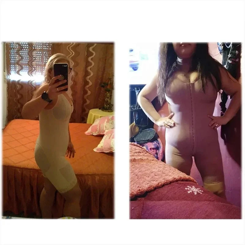 High Compression Fajas Colombianas Body Shapewear Women Corrective Girdle Tummy Control Post Liposuction BBL Slimming Waist Belt