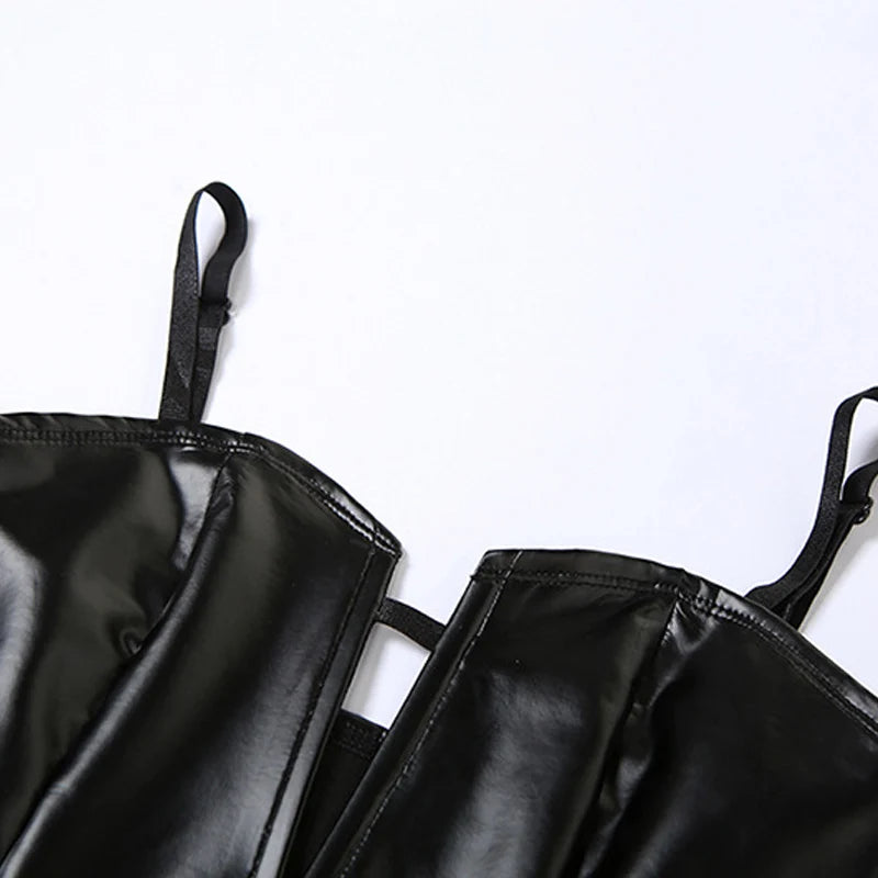 Black Slim Bodysuit ,Top Patchwork Summer Clothes For Women.