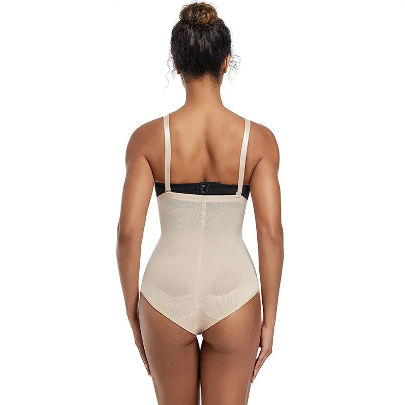 Shapewear Bodysuit Body Shaper Women. Underwear, Thin, Breathable, Adjustable Strap.