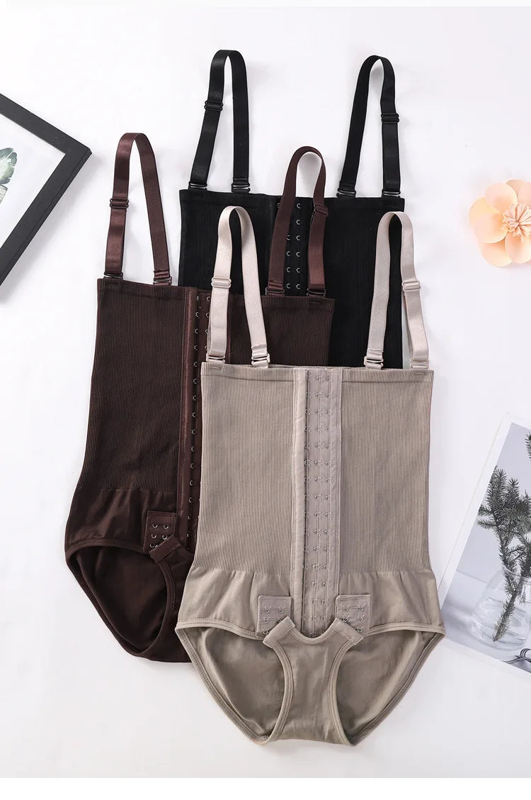 Women Shapewear Bodysuit High Waist Trainer Girdle Shorts Tummy Control Panties Body Shaper Butt Lifter Compression Underwear