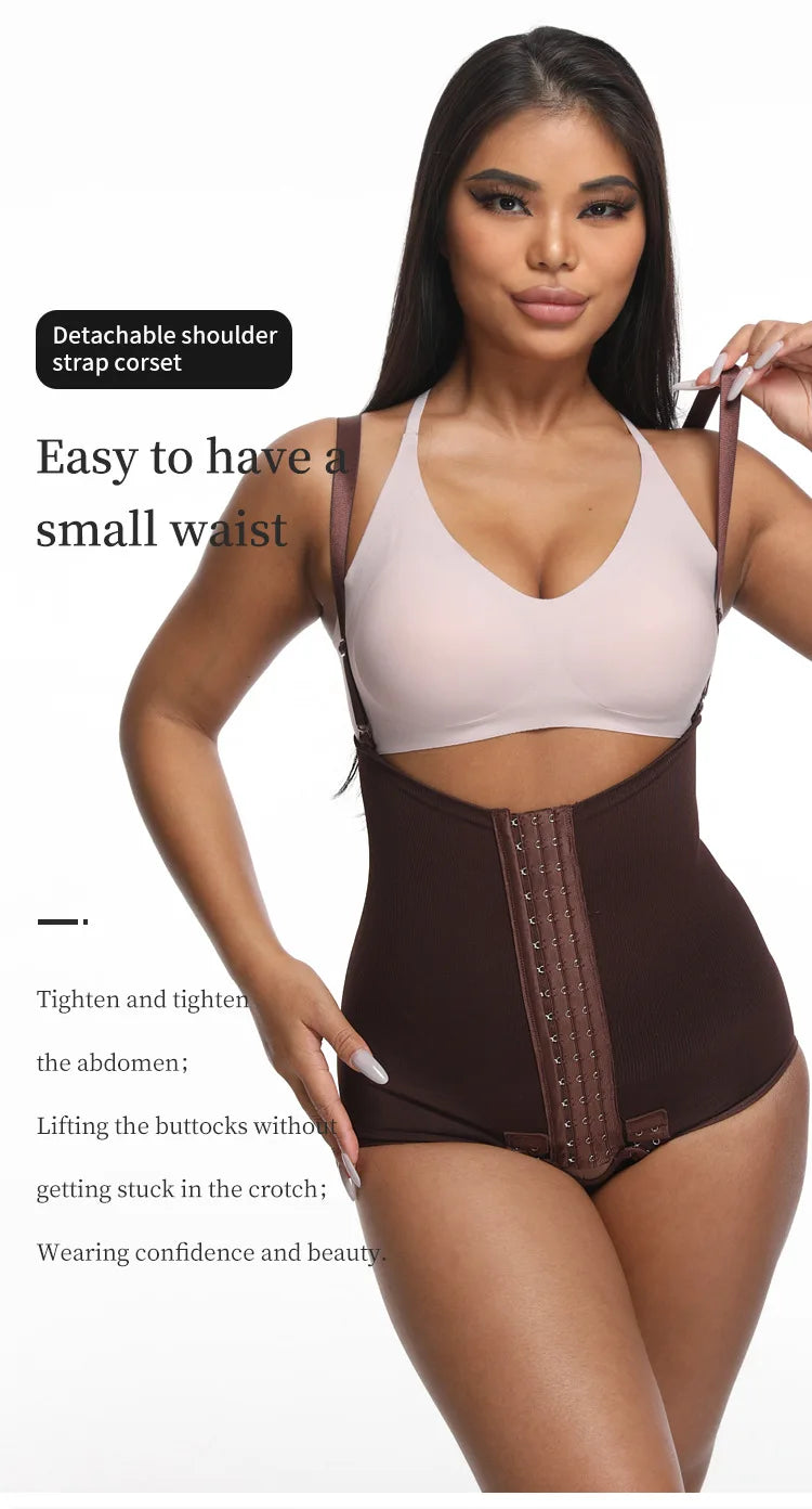Women Shapewear Bodysuit High Waist Trainer Girdle Shorts Tummy Control Panties Body Shaper Butt Lifter Compression Underwear