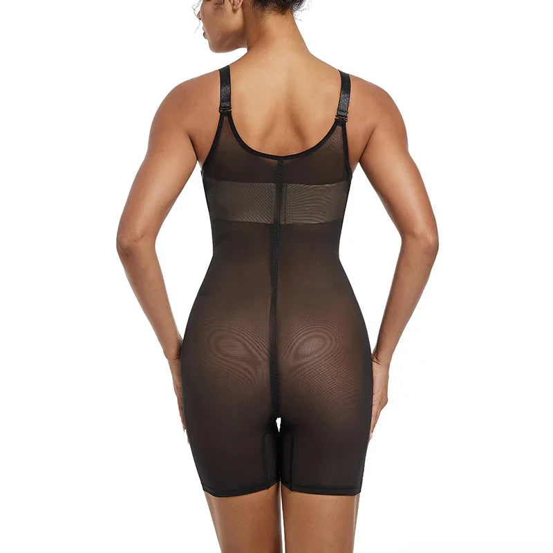 Shapewear Bodysuit Body Shaper Women. Underwear, Thin, Breathable, Adjustable Strap.
