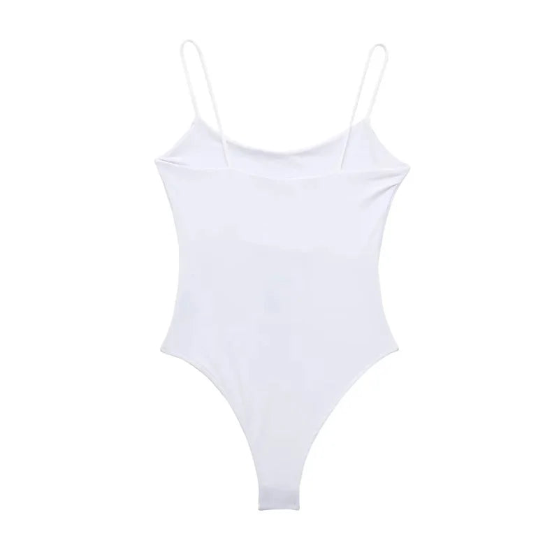 TRAF 2025 Tight Bodys for Women White Black Backless Bodysuit Women One Pieces Jumpsuits for Women Sexy Lingerie Bodysuit.