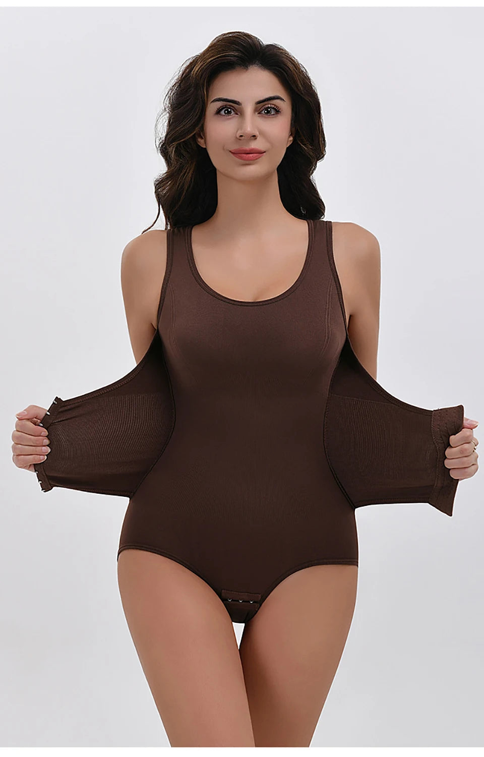 2025 New Bodysuit Shapewear With Zipper Belt Women Tummy Control Fajas Body Shaper Waist Trainer Slimming Cincher Corset Tops