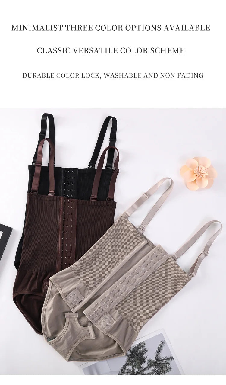 Women Shapewear Bodysuit High Waist Trainer Girdle Shorts Tummy Control Panties Body Shaper Butt Lifter Compression Underwear