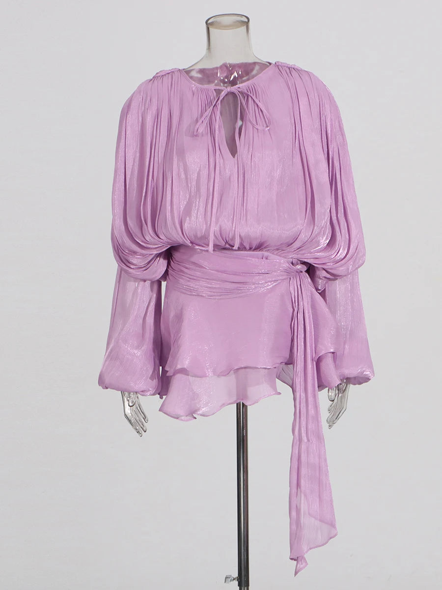 TWOTWINSTYLE Elegant Ruched Mini Dress – A stylish choice with great reviews.