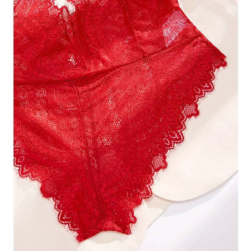 Women's Clothing Bodysuit Woman 2025 New Collection Deep V Perspective Backless Underwear One-piece Corset Hot Costume