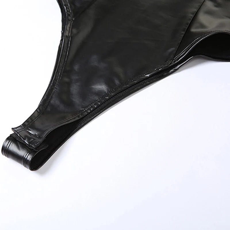 Black Slim Bodysuit ,Top Patchwork Summer Clothes For Women.