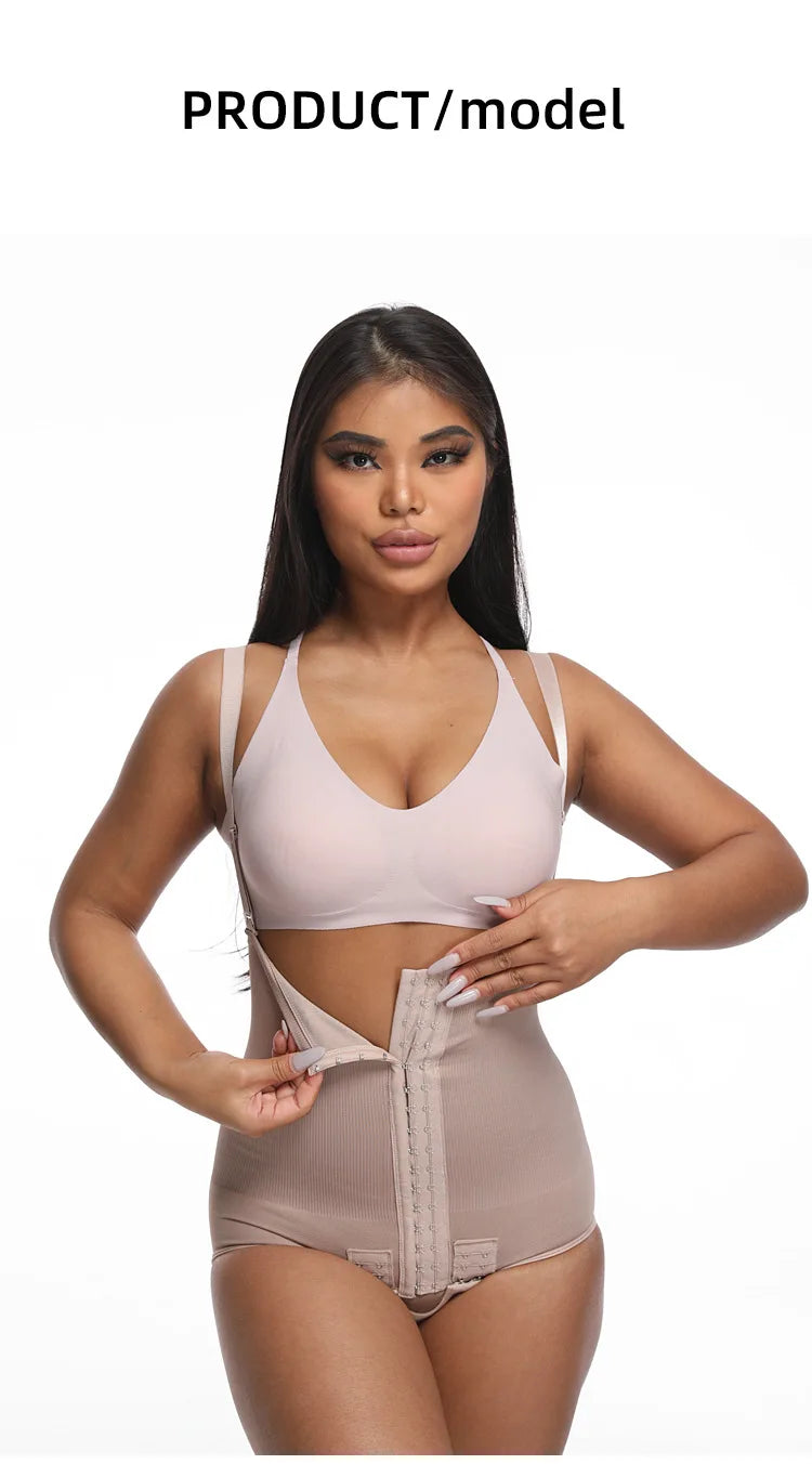 Women Shapewear Bodysuit High Waist Trainer Girdle Shorts Tummy Control Panties Body Shaper Butt Lifter Compression Underwear
