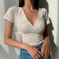 Elise Floral V-Neck Top