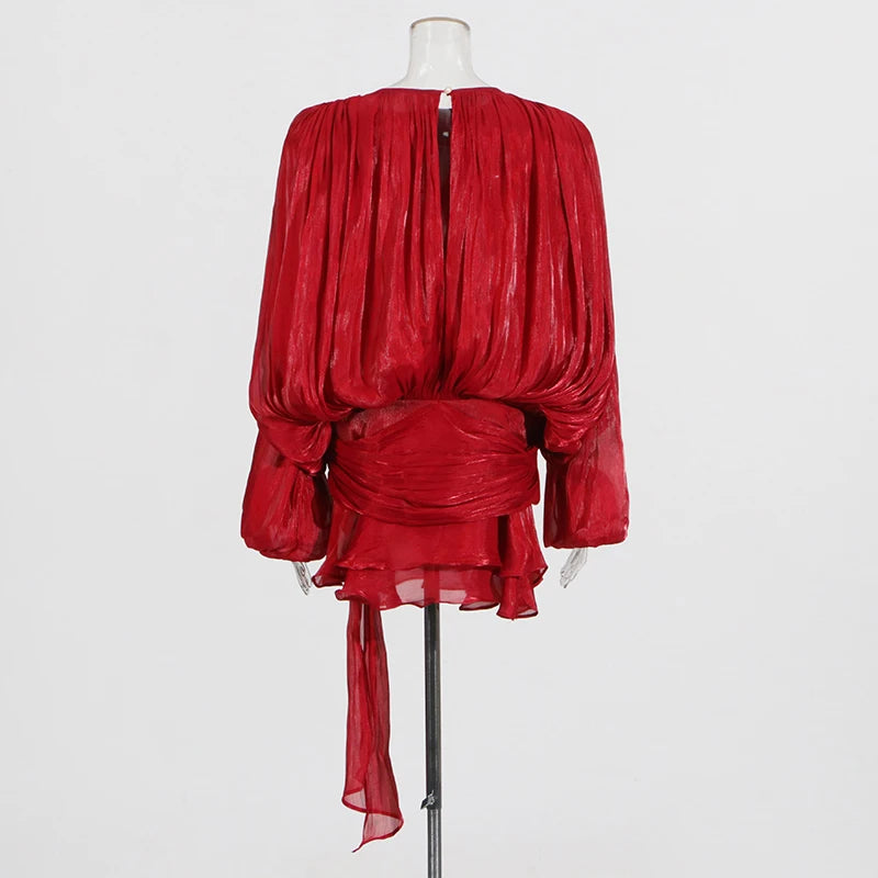 TWOTWINSTYLE Elegant Ruched Mini Dress – A stylish choice with great reviews.