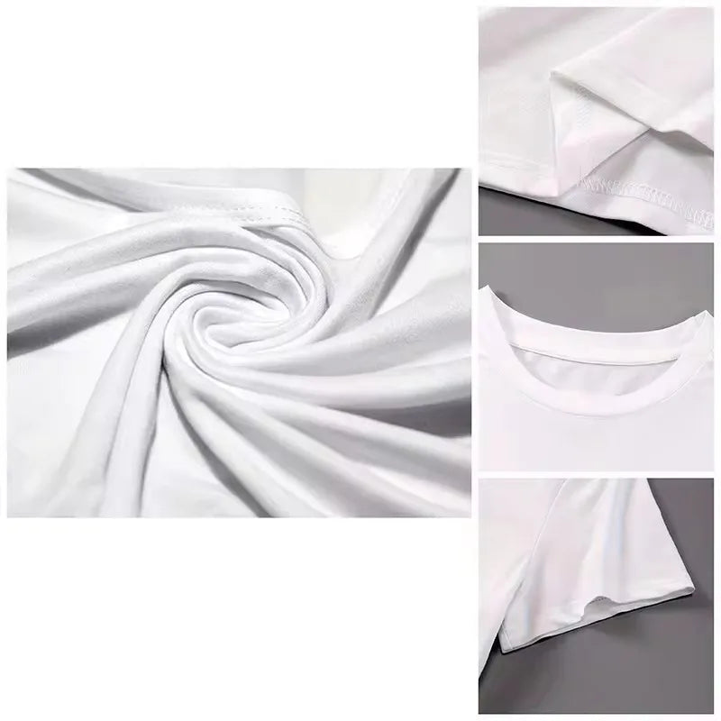 2025 T-shirt mignon pour femme, décontracté, col rond, dessin animé japonais, hauts courts.