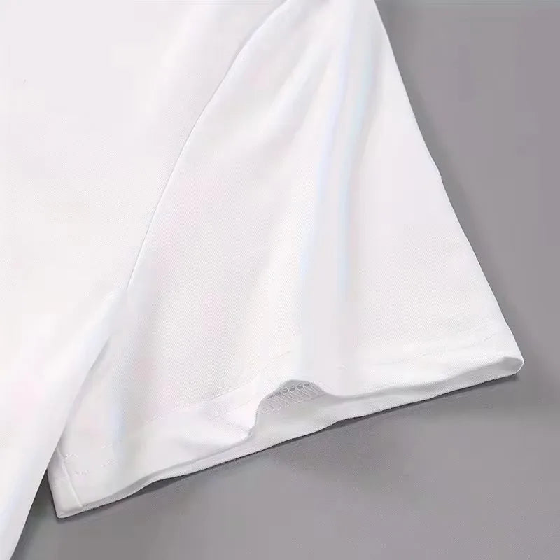 2025  Cute T-shirt Women Casual O-Neck Japanese Cartoon Tops Short .