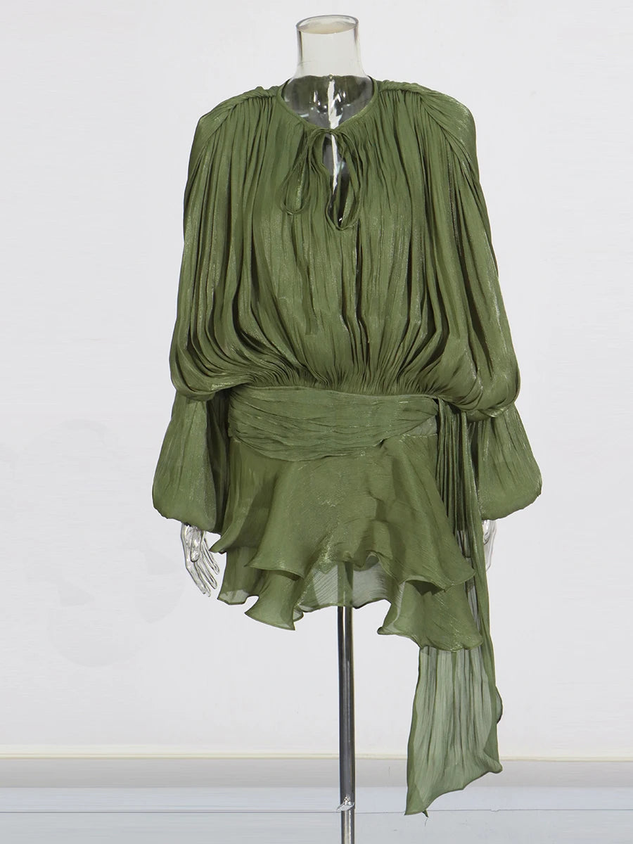 TWOTWINSTYLE Elegant Ruched Mini Dress – A stylish choice with great reviews.