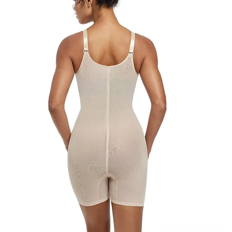 Shapewear Bodysuit Body Shaper Women. Underwear, Thin, Breathable, Adjustable Strap.