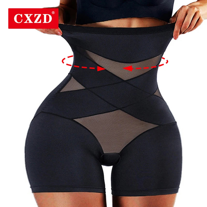 Culotte gainante taille haute pour femme, gaine amincissante, contrôle du ventre